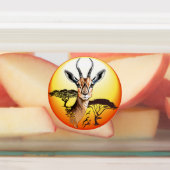 gazelle afrikaanse antilope wild dier labels (Aangebracht)