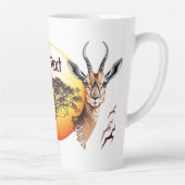 gazelle afrikaanse antilope wild dier latte mok (Rechts)