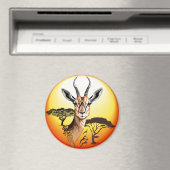 gazelle afrikaanse antilope wild dier magneet (Insitu (Vaatwasser))