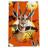 gazelle afrikaanse antilope wild dier medium cadeauzakje (Achterkant)