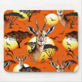 gazelle afrikaanse antilope wild dier muismat (Voorkant)