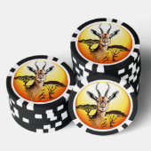 gazelle afrikaanse antilope wild dier poker chips (Opstapeling)
