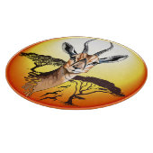 gazelle afrikaanse antilope wild dier snijplank (Hoek)