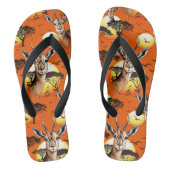 gazelle afrikaanse antilope wild dier teenslippers (Voetbed)