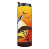 gazelle afrikaanse antilope wild dier thermosbeker (Geroteerd rechts)