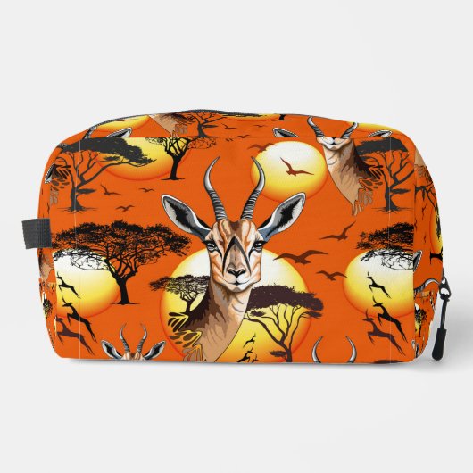 gazelle afrikaanse antilope wild dier toilettasje (Voorkant)