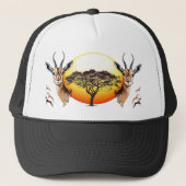 gazelle afrikaanse antilope wild dier trucker pet (Voorkant)