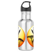 gazelle afrikaanse antilope wild dier waterfles (Voorkant)