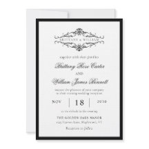 [GAZELLE] Elegante zwart-wit monochrome bruiloft