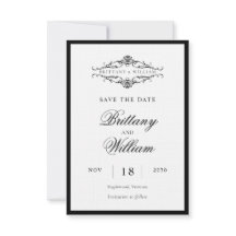 [GAZELLE] Elegante zwart-wit monochrome bruiloft