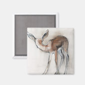 Gazelle Fawn Magneet (Voorkant / Achterkant)