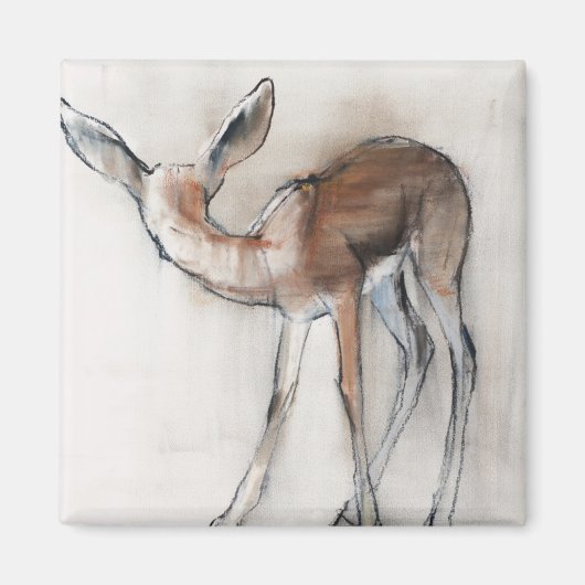 Gazelle Fawn Magneet (Voorkant)
