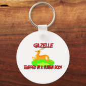 Gazelle gevangen in een menselijk lichaam sleutelhanger (Voorkant)