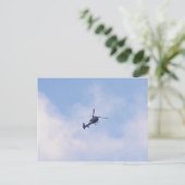 Gazelle Helikopter Briefkaart (Staand voorkant)