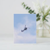 Gazelle Helikopter Briefkaart (Staand voorkant)