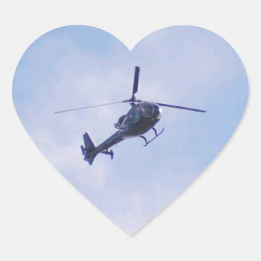 Gazelle-helikopter Hart Sticker (Voorkant)