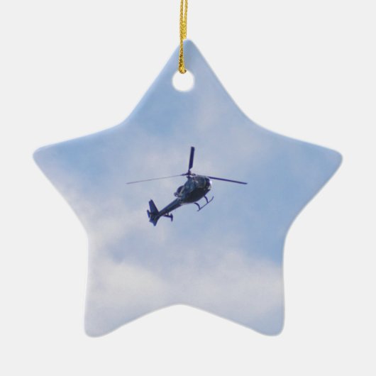 Gazelle-helikopter Keramisch Ornament (Voorkant)