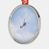Gazelle-helikopter Metalen Ornament (Links)