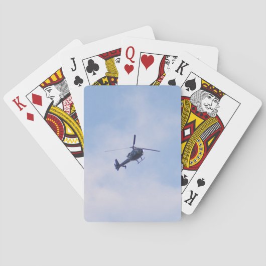 Gazelle-helikopter Speelkaarten (Achterkant)