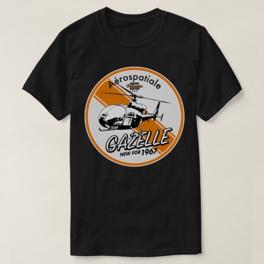 Gazelle Helikopter T-shirt (Design voorkant)