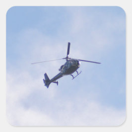 Gazelle-helikopter Vierkante Sticker
