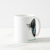 Gazelle in het universum T-shirt Design Koffiemok (Voorkant rechts)