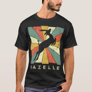  Gazelle Lover Retro Style Animal T-shirt