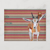 GAZELLE & OWL VALENTIJNSDAG Ansichtkaart Feestdagenkaart (Achterkant)