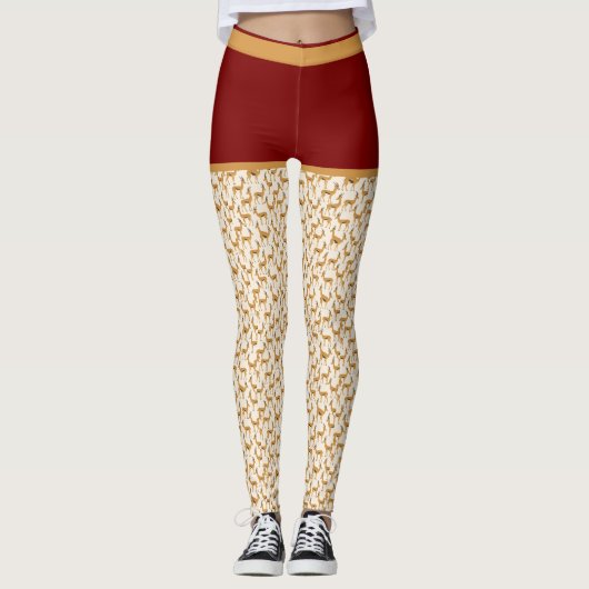 "GAZELLE PRINT" – ACTIVEWEAR LEGGINGS (Voorkant)