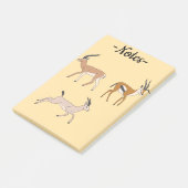 Gazellen Post-it® Notes (Schuin)