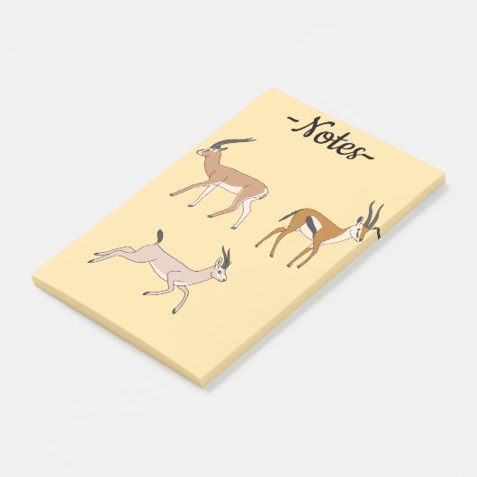 Gazellen Post-it® Notes (Schuin)
