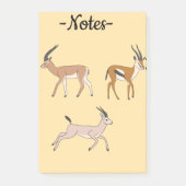 Gazellen Post-it® Notes (Voorkant)