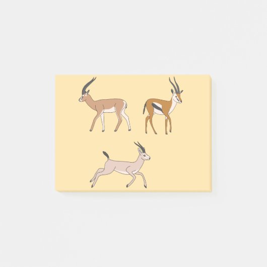 Gazellen Post-it® Notes (Voorkant)