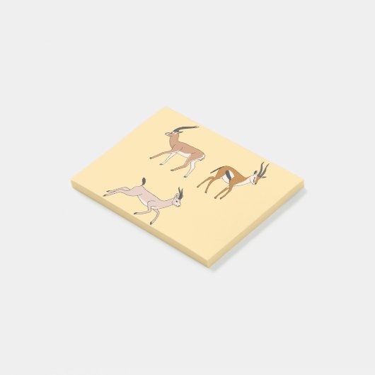 Gazellen Post-it® Notes (Schuin)