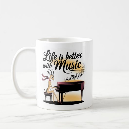 gazellepiano koffiemok (Links)