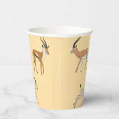 Gazelles Papieren Bekers (Rechts)