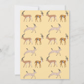 Gazelles Thank you  Kaart (Achterkant)