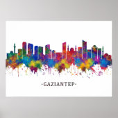 Gaziantep Turkey Skyline Poster (Voorkant)