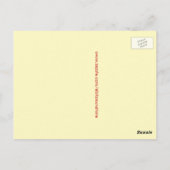 Gazing At The Sun Briefkaart (Achterkant)