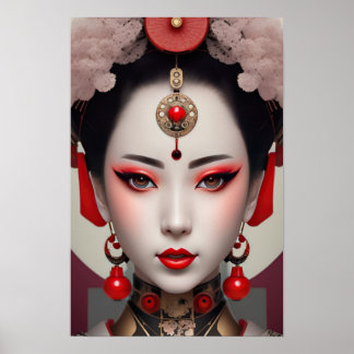 Gazing Geisha Poster