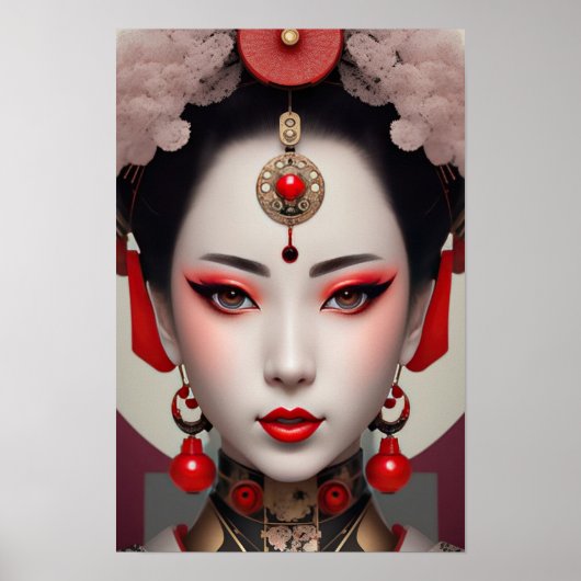 Gazing Geisha Poster (Voorkant)