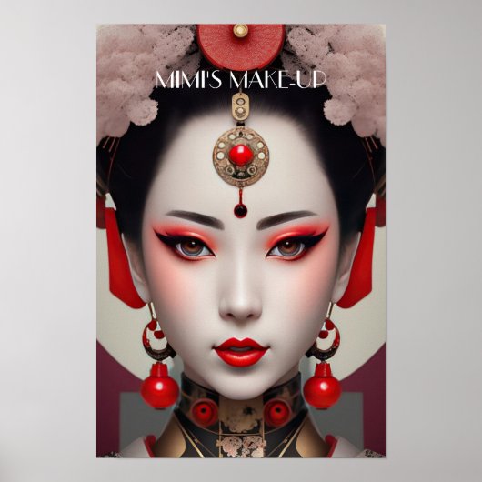 Gazing Geisha Poster (Voorkant)