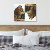 Gazing Indigo Canvas Afdruk (Insitu (Slaapkamer))