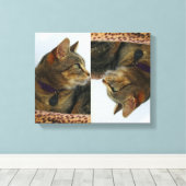 Gazing Indigo Canvas Afdruk (Insitu (Houten vloer))