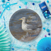 Gazing Seagull Papieren Bordje (Feest)