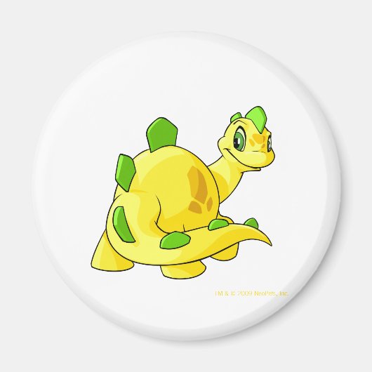 Gazing yellow Chomby Magneet (Voorkant)