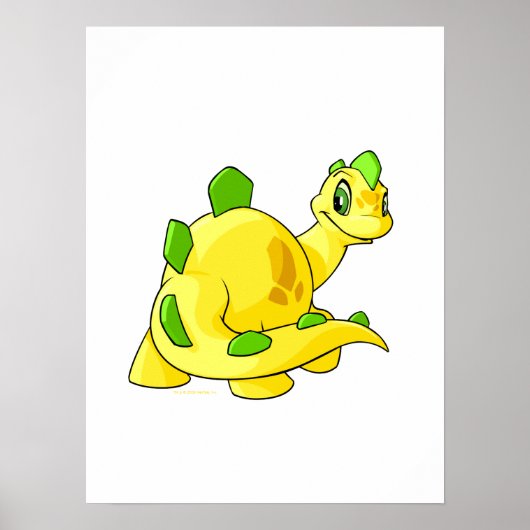 Gazing yellow Chomby Poster (Voorkant)