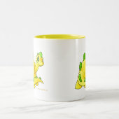 Gazing yellow Chomby Tweekleurige Koffiemok (Center)