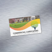 gazon aan de voorkant | Boom Logo | Landschapsarch Magnetisch Visitekaartje (Voorbeeld)