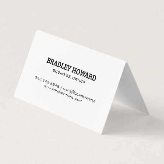 gazon aan de voorkant | Boom Logo | Landschapsarch Visitekaartje (Achterkant)